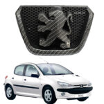 آرم جلو پنجره پژو 206 - هیدرو گرافی کربن مشکی