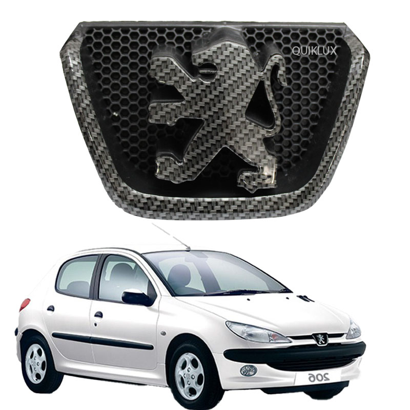 آرم جلو پنجره پژو 206 - هیدرو گرافی کربن مشکی