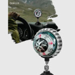 قطب نما جلو شیشه چراغ دار