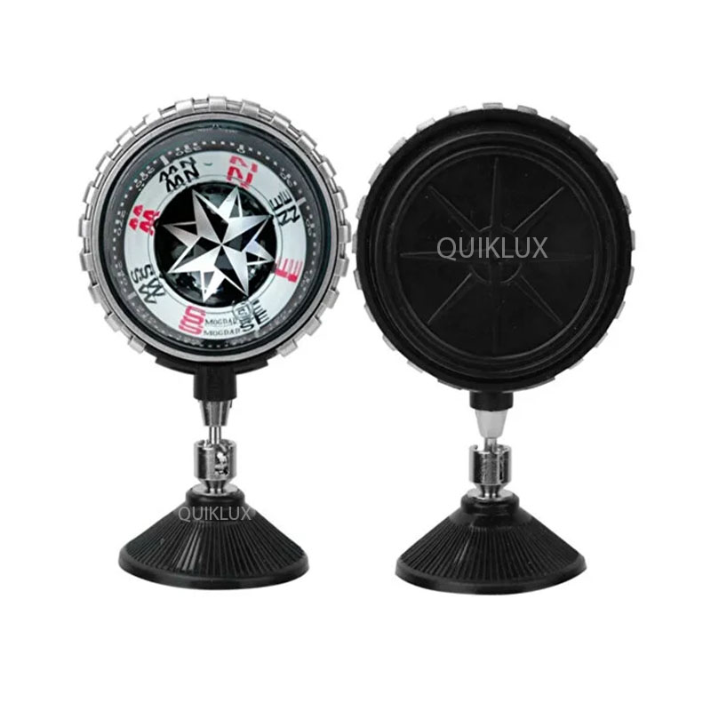 قطب نما جلو شیشه چراغ دار