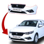 مجموعه سپر جلو تارا سفید با لوازم کامل V1