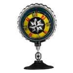 قطب نما جلو شیشه چراغ دار