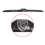 دستگیره صندوق عقب پژو 206 - 207 رنگ مشکی با آرم جدید پژو Peugeot