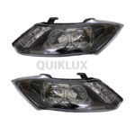 چراغ جلو اسپرت ساینا کوییک طرح حلقه نورانی رنگ سفید