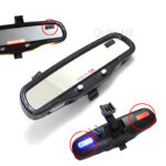 آینه وسط کاپریسی چراغ دار - مشکی