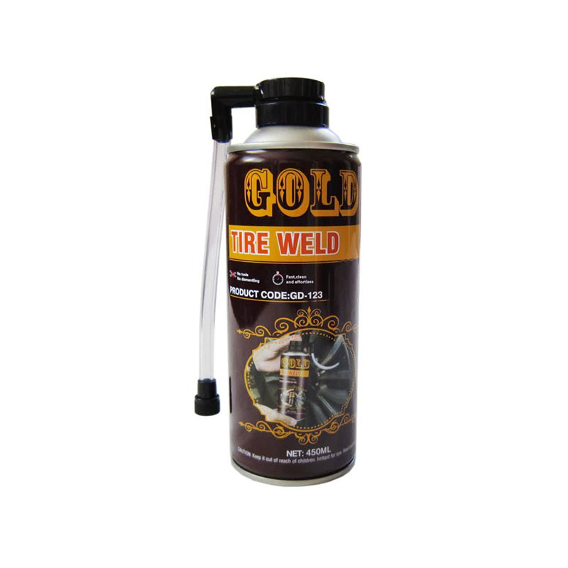 اسپری رفع پنچری GOLD مدل GD-123 حجم 450 میلی لیتر