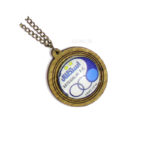 آویز آینه وسط گرد چوبی طرح استقلال