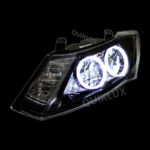 چراغ جلو اسپرت ساینا کوییک طرح حلقه نورانی رنگ سفید