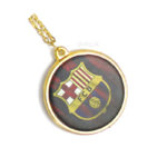 آویز آینه وسط گرد طرح بارسلونا