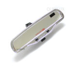 آینه وسط کاپریسی چراغ دار - مشکی کروم