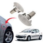 چراغ راهنما روی گلگیر پژو 207 - مشبک سفید