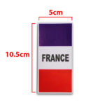 برچسب پرچم پلاک - فرانسه (بسته 2 عددی)