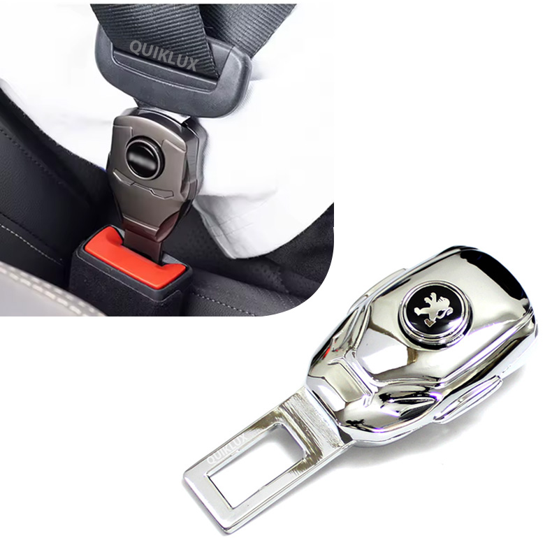 13621652252 صداگیر کمربند stco قفل شو با بدنه کروم - لوگو پژو