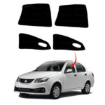 پرده آفتاب گیر شیشه بغل خوردو مناسب برای ساینا 4 تیکه