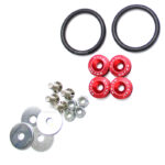 بست سپر به گلگیر رنگی پک 4 عددی - قرمز