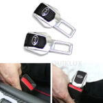 صداگیر کمربند stco چرمی بدون قفل بسته 2 عددی - لوگو KIA