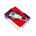 صداگیر کمربند stco قفل شو با بدنه کروم - لوگو فردا موتور