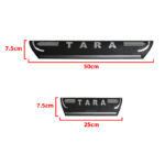 برچسب پارکابی طرح چرمی مدل ونوس نوشته لاتین TARA