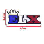آرم پلکسی ELX با تاج - رنگ فرانسه