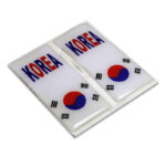 برچسب پرچم پلاک ژله ای - کره (بسته 2 عددی)