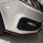 لیپ زیر سپر سامورایی ساده - مشکی نوار قرمز