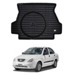 کفپوش سه بعدی صندوق خودرو بابل کارپت مدل اکونومی مناسب برای تیبا صندوقدار