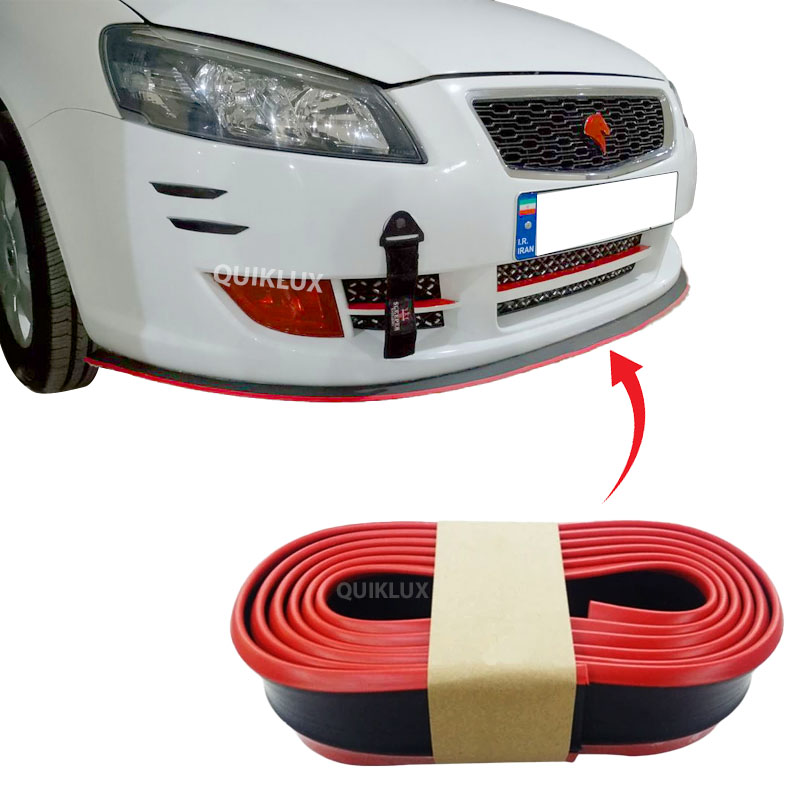 لیپ زیر سپر سامورایی ساده - مشکی نوار قرمز