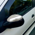 فلاپ آینه پژو 206 طرح استیل آبکاری کروم