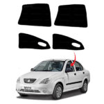 پرده آفتاب گیر شیشه بغل خوردو مناسب برای تیبا 4 تیکه