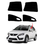 پرده آفتاب گیر شیشه بغل خوردو مناسب برای کوییک 4 تیکه