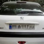 ورد پلیت ژله ای عقب خودرو پژو 206 و 207- peugeot