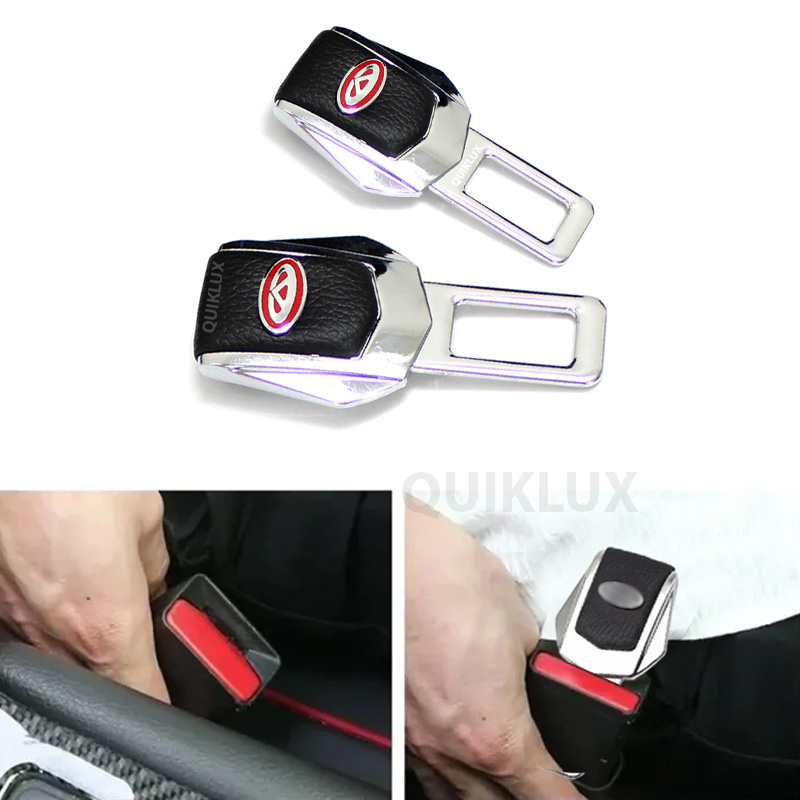 56262625 صداگیر کمربند stco چرمی بدون قفل بسته 2 عددی - لوگو چری