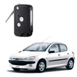 قاب ریموت کلید تاشو پژو 206 کروز (2 دکمه )