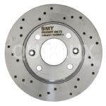 دیسک ترمز SMT سوراخ دار چرخ جلو پژو 206 تیپ 2