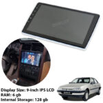 مانیتور 9 اینچ Rock Strem - 4K QLED Car Play AHD DSP pro 8 هسته ای رم 6 حافظه داخلی 128 مناسب 405 داشبورد جدید