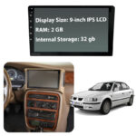 مانیتور 9 اینچ DSP + CarPlay burmester -  رم 2 حافظه داخلی 32 مناسب سمند