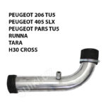 کیت مکش یک تیکه کوتاه آلومینیوم نور - مناسب پژو 206 TU5، پژو 405 SLX، رانا، تارا، H30 CROSS، پارس TU5