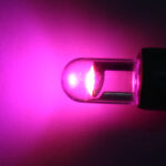 لامپ COB آریایی مدل شیشه ای بسته 2 عددی - رنگ صورتی