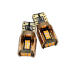 لامپ SMD آریایی 18 تایی مدل کنباس دار فریم فلزی - بسته 2 عددی رنگ نارنجی