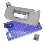 آفتابگیر فابریکی تارا همراه آینه و چراغ سمت راننده ایساکو