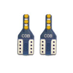 لامپ COB آریایی 6 تایی مدل jet بسته 2 عددی - رنگ لیمویی