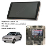 مانیتور 9 اینچ DSP + CarPlay burmester – رم 4 حافظه داخلی 64 مناسب پراید داشبورد جدید