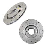 دیسک ترمز PFC سوراخ دار شیار دار پژو 405 - مدل توربو اس