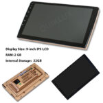 مانیتور 9 اینچ DSP + CarPlay burmester - رم 2 حافظه داخلی 32