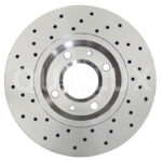 دیسک ترمز SMT سوراخ دار چرخ جلو سمند ملی، سمند EF7، سمند مدل 90 به بالا، دنا، زانتیا همه مدل ها