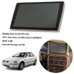 مانیتور 9 اینچ DSP + CarPlay burmester – رم 4 حافظه داخلی 64 مناسب سمند