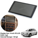 مانیتور 9 اینچ Rock Strem - 4K QLED Car Play AHD DSP pro 8 هسته ای رم 6 حافظه داخلی 128 مناسب سمند