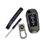 کاور سوییچ فلزی تارا (کلید خور) طرح M-PERFORMANCE - صندوق پران بالا