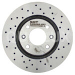 دیسک ترمز SMT سوراخ دار چرخ جلو سمند ملی، سمند EF7، سمند مدل 90 به بالا، دنا، زانتیا همه مدل ها