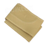 دور فرمان دوختنی جیر بافت طرح چرم سوزنی ضد تعریق رنگ کرم